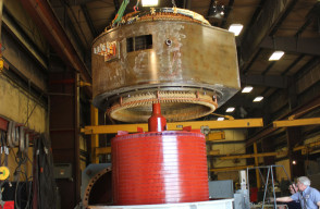 Assembly of a 1250HP Westinghouse Motor, Nuclear (cold)