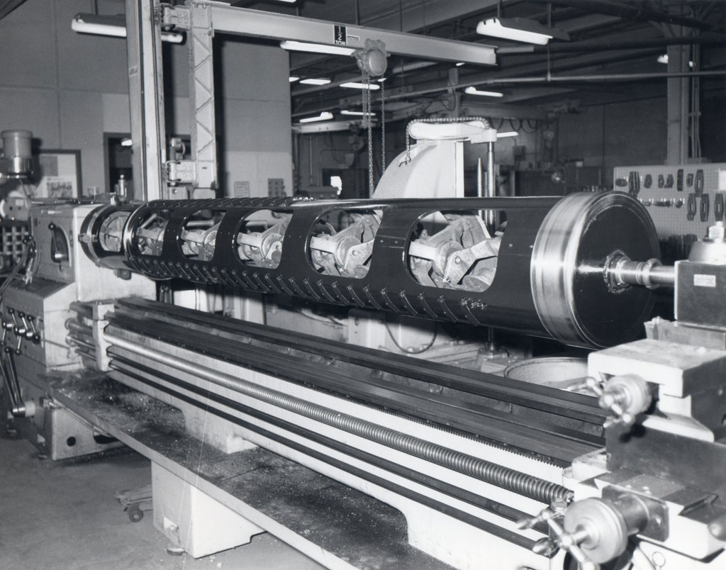 Repairing Bearing Journals on a Wire Strander Machine