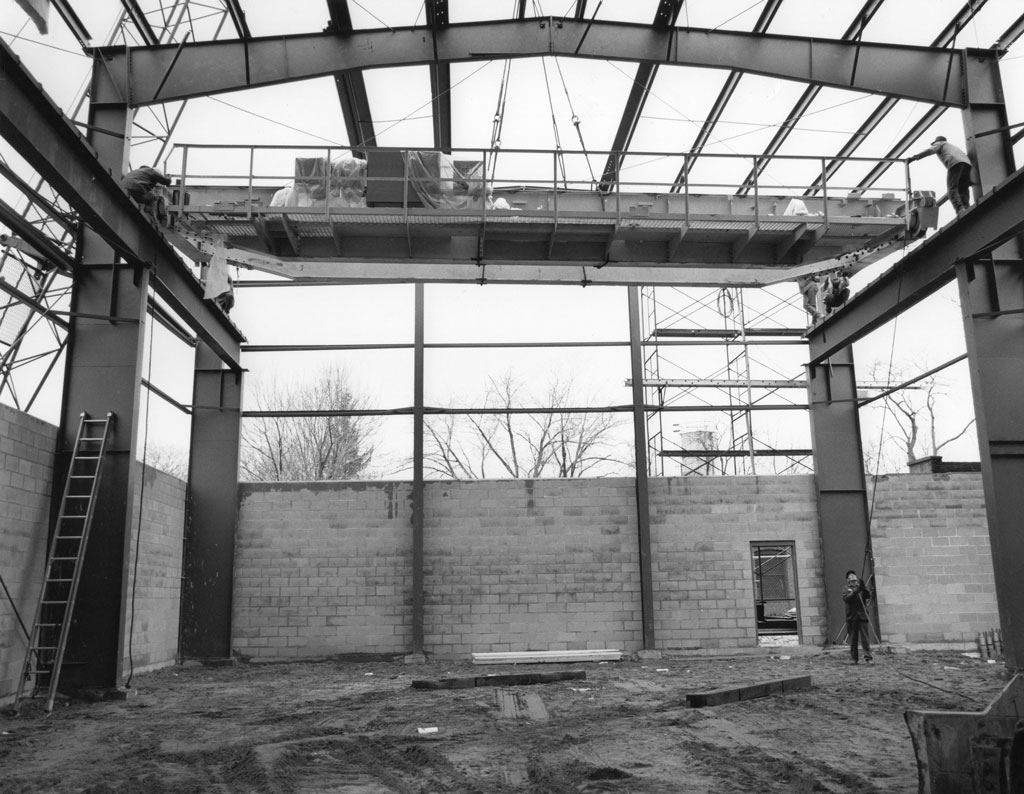 Setting of the Bridge Crane in Our High Bay Building