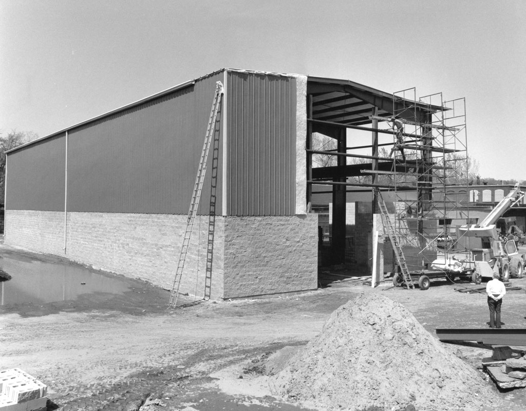 Our Co-Founder, Frank Smelewicz Overseeing Construction in the Early 1980’s